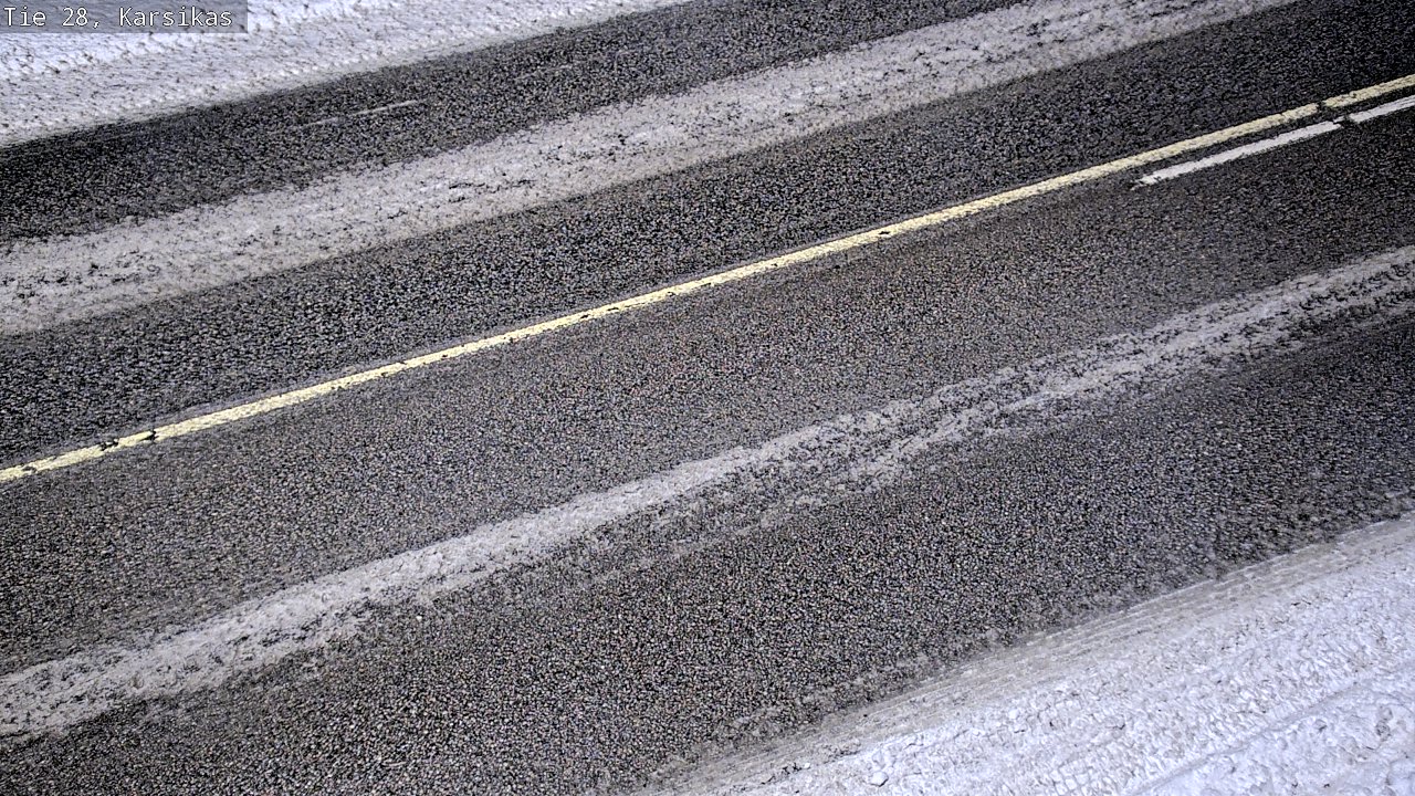 Weather Camera Image Road 28 Haapavesi, Karsikas, Haapavesi, Pohjois-Pohjanmaa