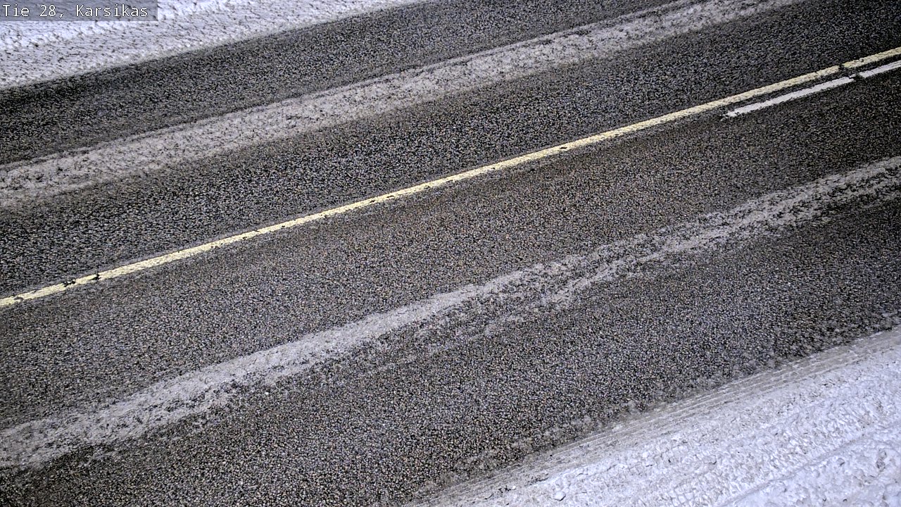 Weather Camera Image Road 28 Haapavesi, Karsikas, Haapavesi, Pohjois-Pohjanmaa