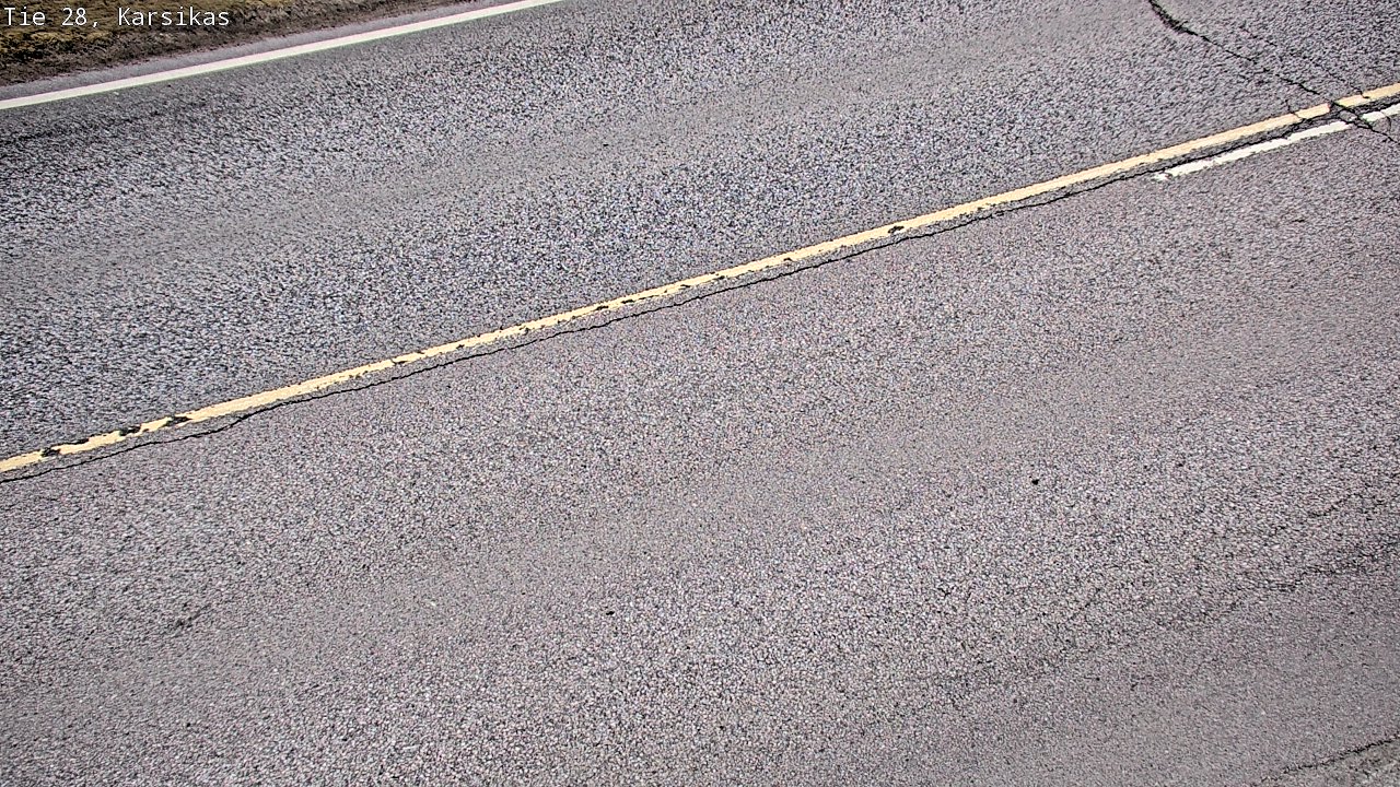 Weather Camera Image Road 28 Haapavesi, Karsikas, Haapavesi, Pohjois-Pohjanmaa