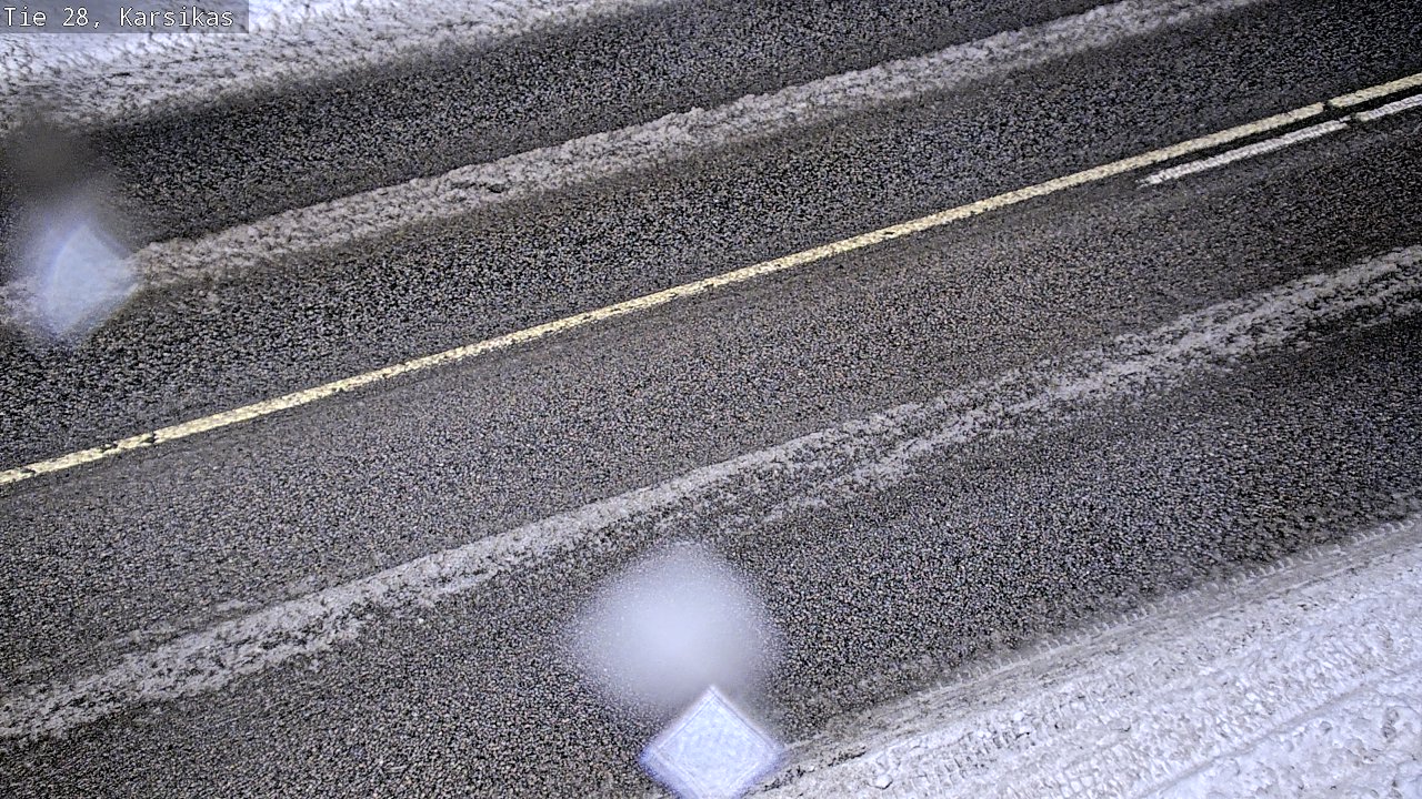 Weather Camera Image Road 28 Haapavesi, Karsikas, Haapavesi, Pohjois-Pohjanmaa