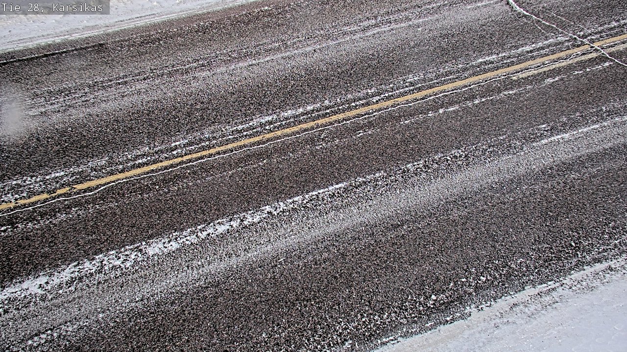 Weather Camera Image Väg 28 Haapavesi, Karsikas, Haapavesi, Pohjois-Pohjanmaa