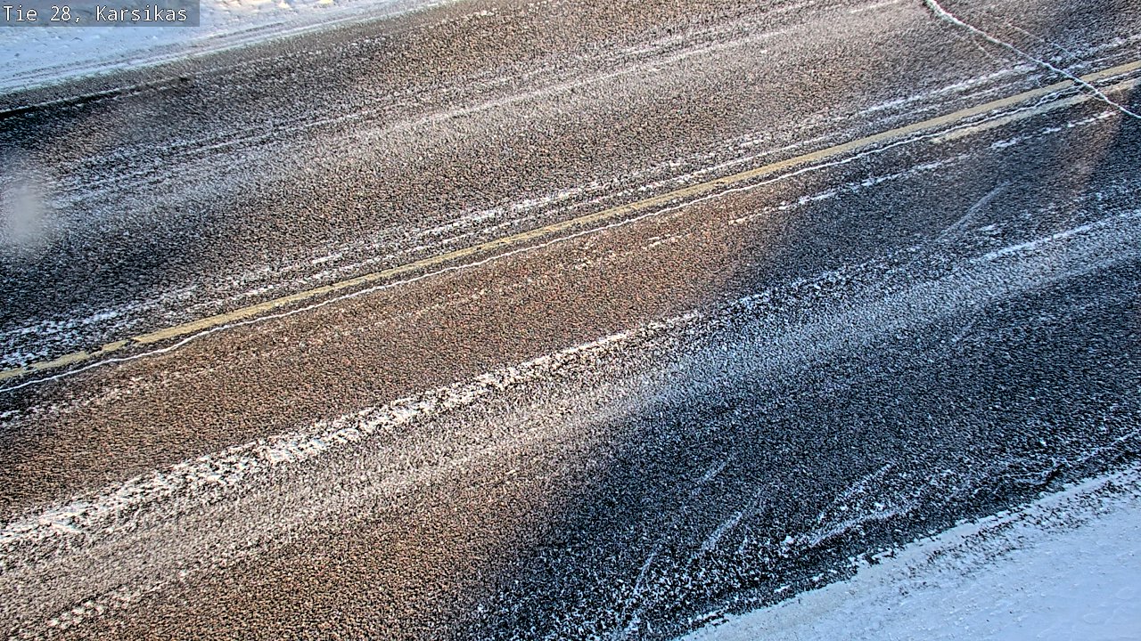 Weather Camera Image Road 28 Haapavesi, Karsikas, Haapavesi, Pohjois-Pohjanmaa