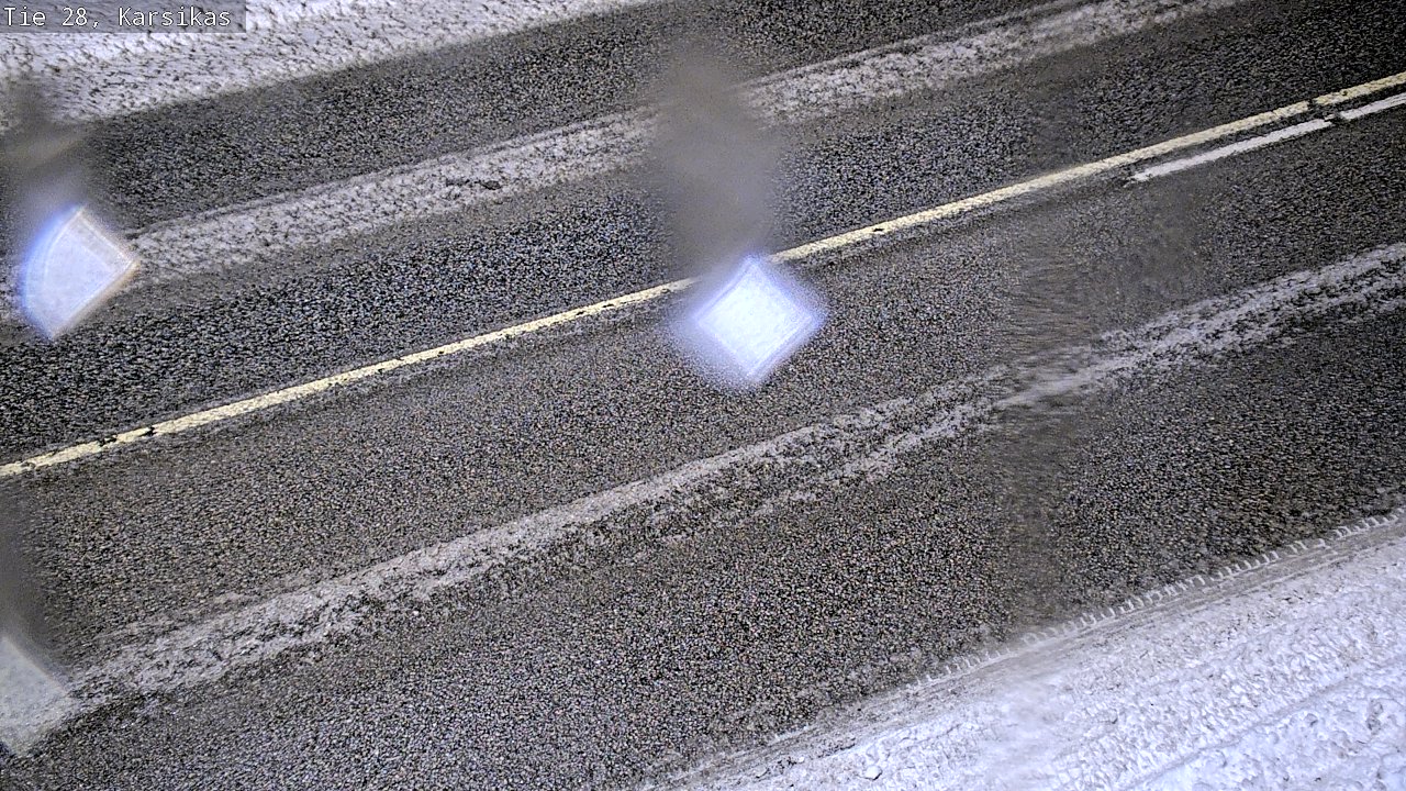 Weather Camera Image Road 28 Haapavesi, Karsikas, Haapavesi, Pohjois-Pohjanmaa