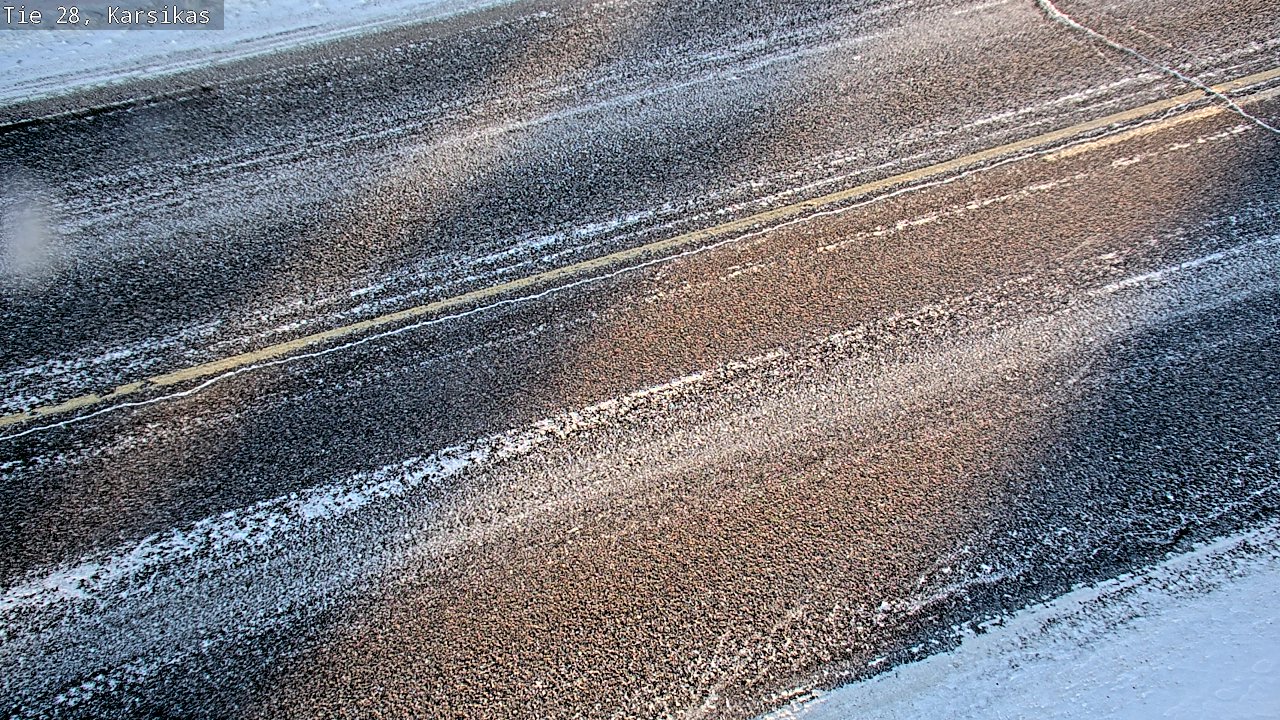 Weather Camera Image Road 28 Haapavesi, Karsikas, Haapavesi, Pohjois-Pohjanmaa