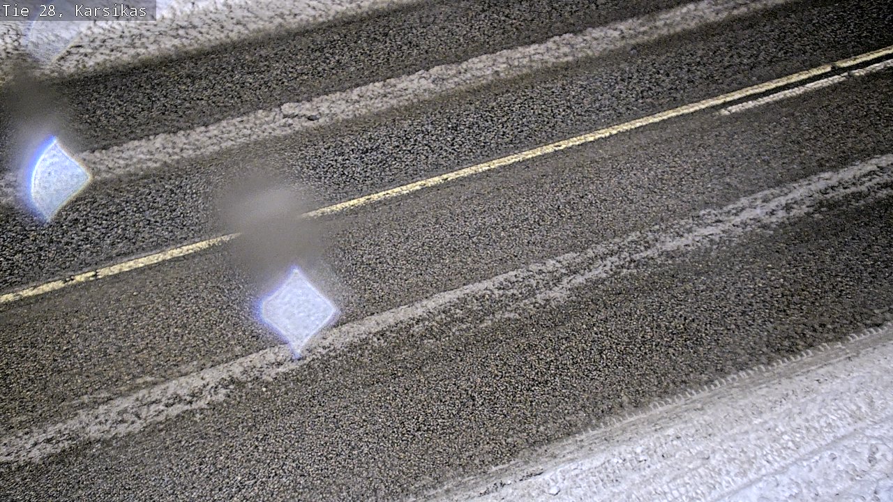 Weather Camera Image Road 28 Haapavesi, Karsikas, Haapavesi, Pohjois-Pohjanmaa