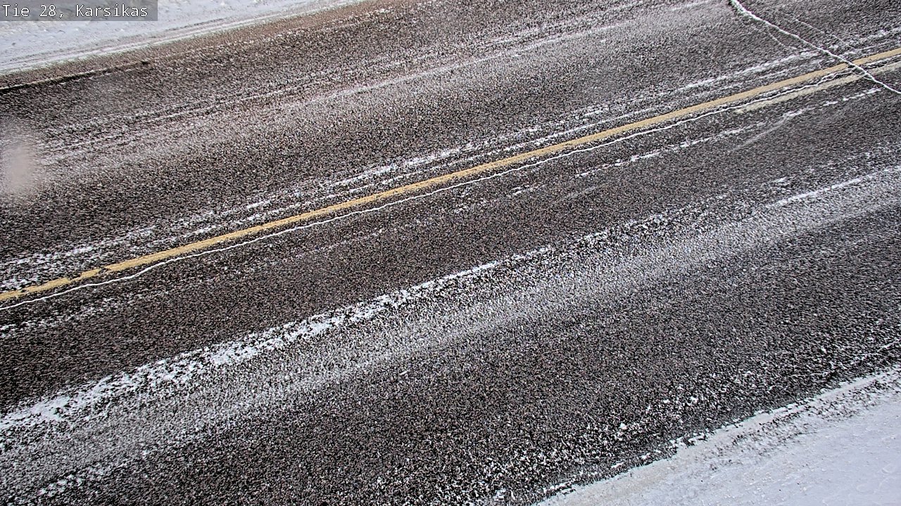 Weather Camera Image Road 28 Haapavesi, Karsikas, Haapavesi, Pohjois-Pohjanmaa