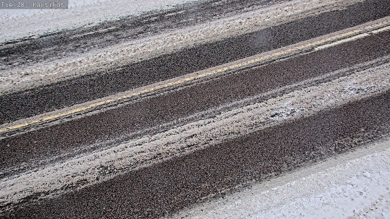 Weather Camera Image Road 28 Haapavesi, Karsikas, Haapavesi, Pohjois-Pohjanmaa