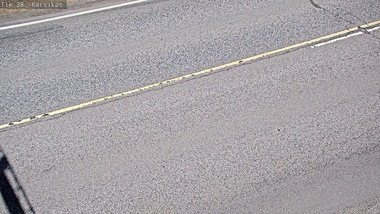 Weather Camera Image Väg 28 Haapavesi, Karsikas, Haapavesi, Pohjois-Pohjanmaa