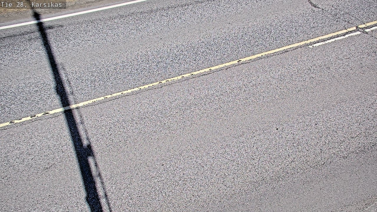 Weather Camera Image Väg 28 Haapavesi, Karsikas, Haapavesi, Pohjois-Pohjanmaa