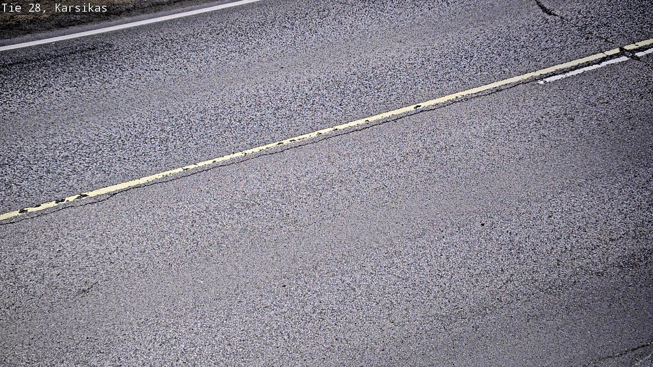 Weather Camera Image Väg 28 Haapavesi, Karsikas, Haapavesi, Pohjois-Pohjanmaa