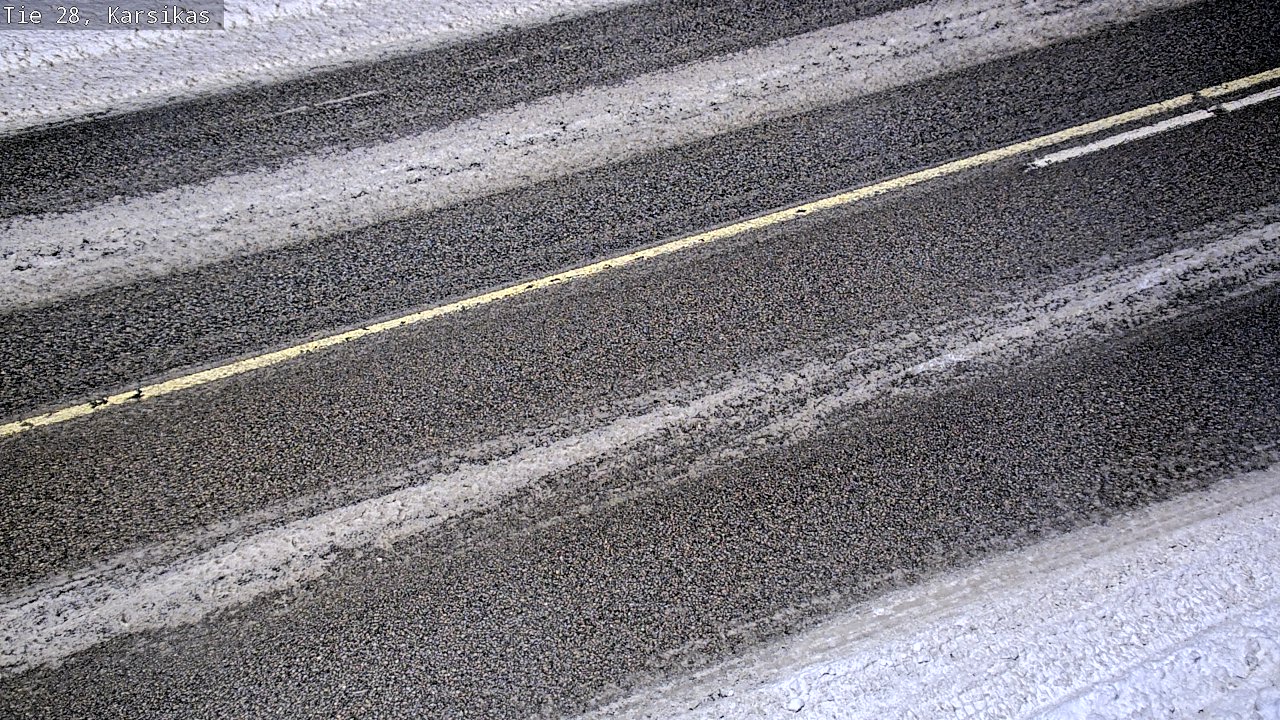 Weather Camera Image Road 28 Haapavesi, Karsikas, Haapavesi, Pohjois-Pohjanmaa