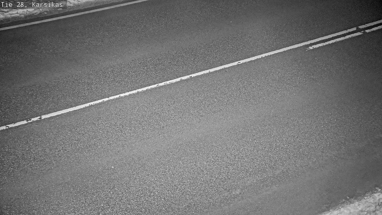 Weather Camera Image Road 28 Haapavesi, Karsikas, Haapavesi, Pohjois-Pohjanmaa