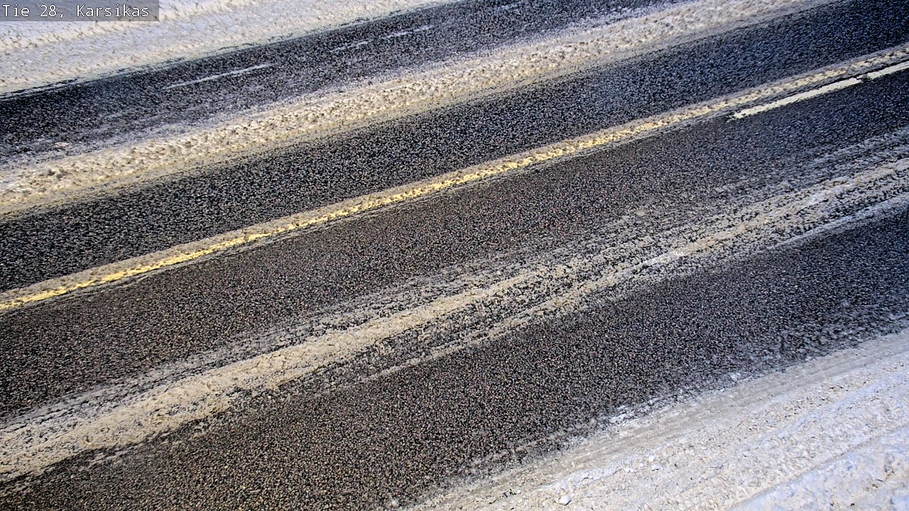 Weather Camera Image Road 28 Haapavesi, Karsikas, Haapavesi, Pohjois-Pohjanmaa