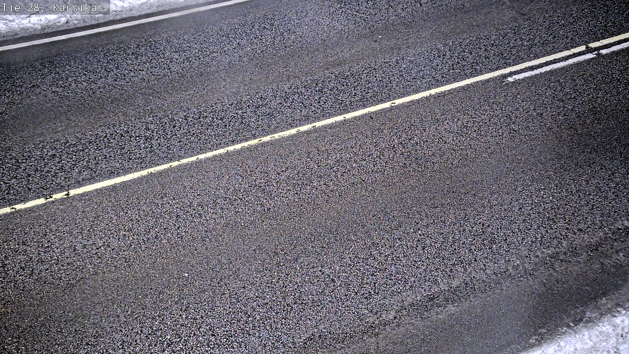 Weather Camera Image Road 28 Haapavesi, Karsikas, Haapavesi, Pohjois-Pohjanmaa