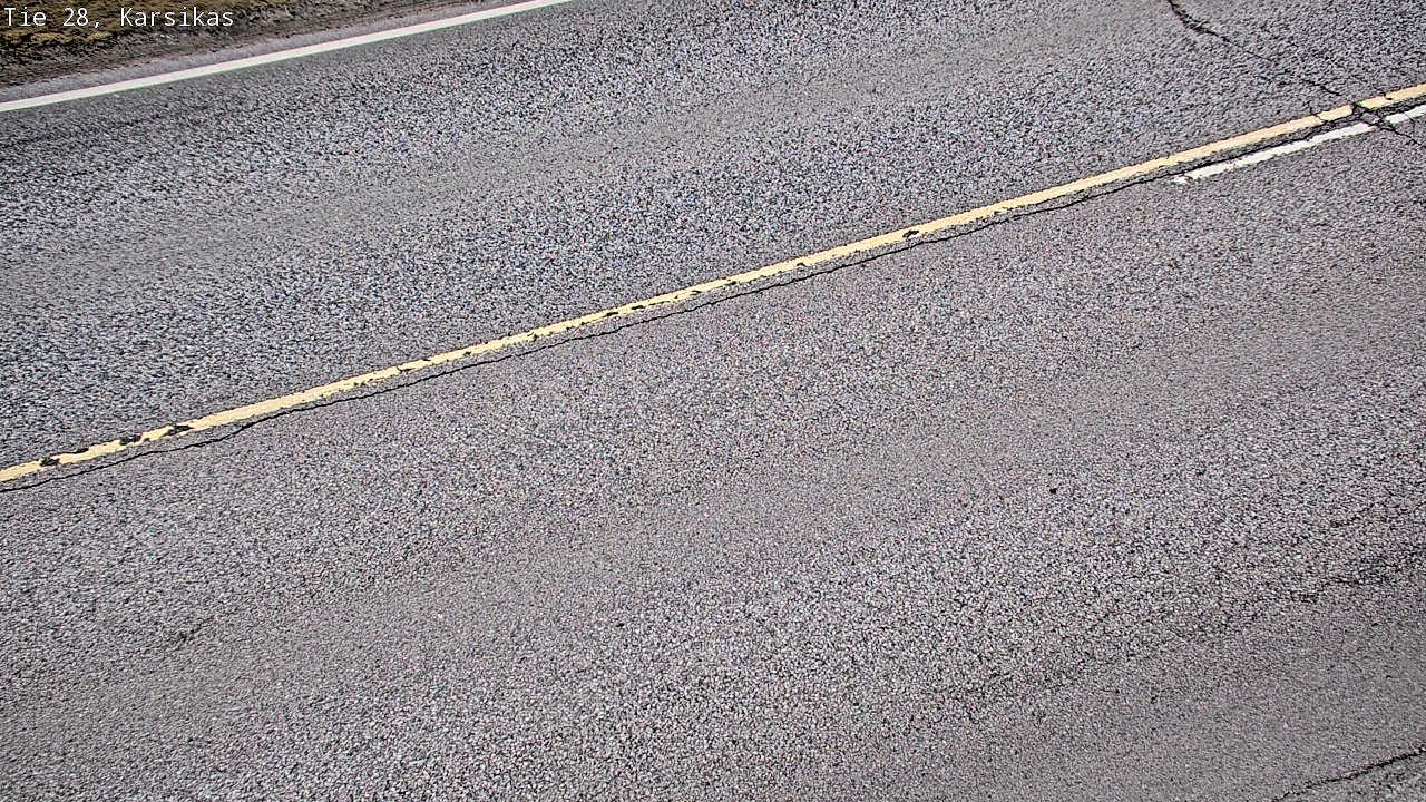 Weather Camera Image Väg 28 Haapavesi, Karsikas, Haapavesi, Pohjois-Pohjanmaa