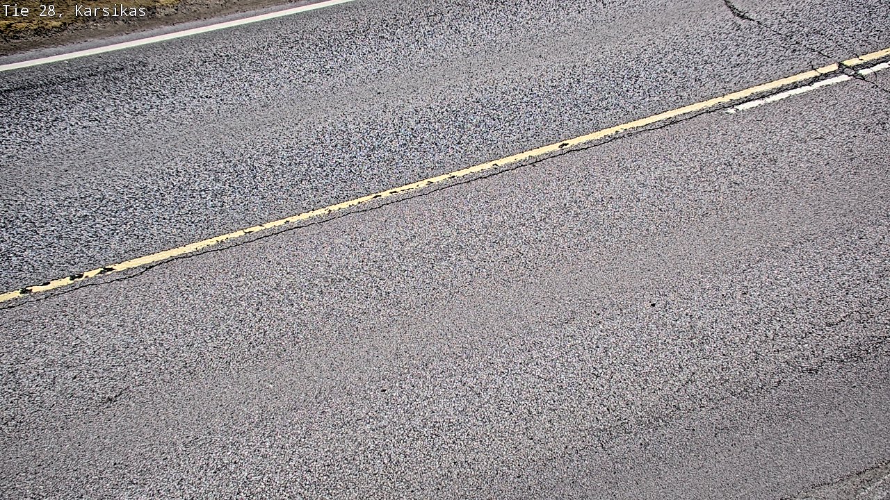Weather Camera Image Väg 28 Haapavesi, Karsikas, Haapavesi, Pohjois-Pohjanmaa