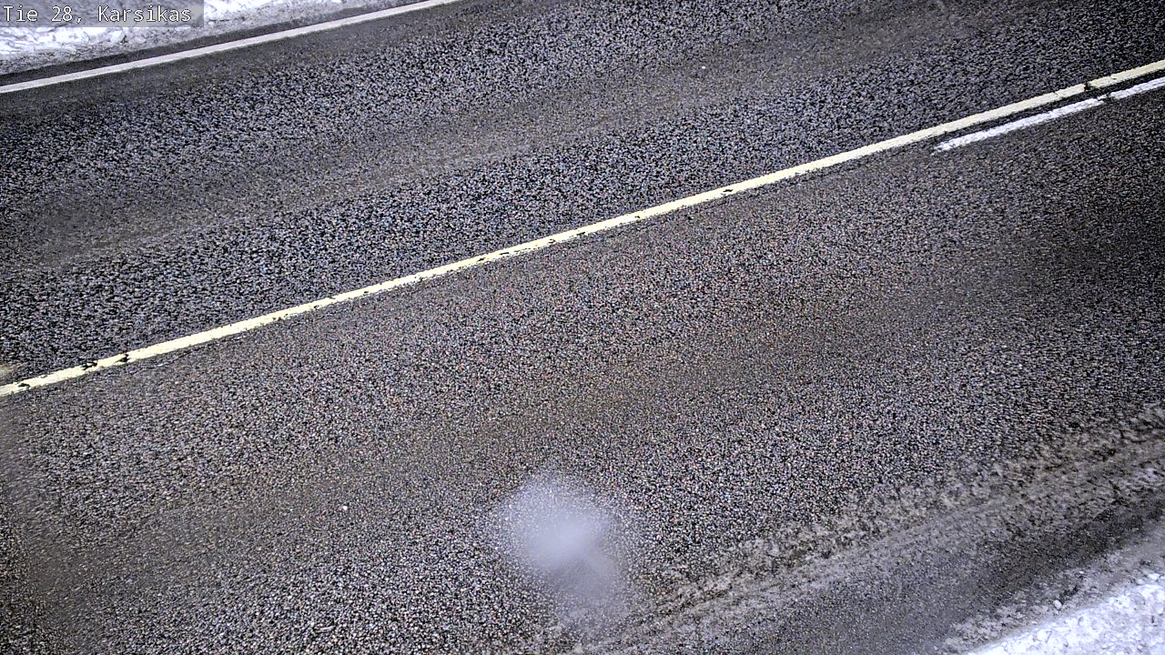 Weather Camera Image Road 28 Haapavesi, Karsikas, Haapavesi, Pohjois-Pohjanmaa