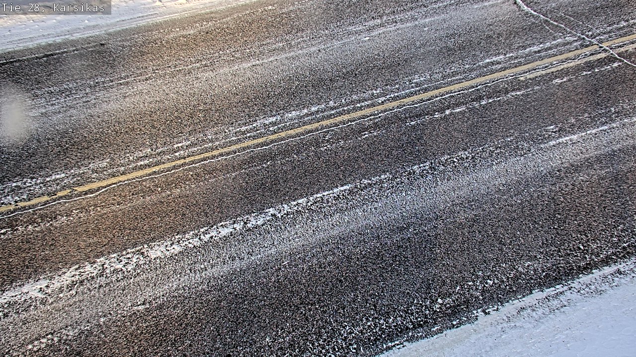 Weather Camera Image Road 28 Haapavesi, Karsikas, Haapavesi, Pohjois-Pohjanmaa