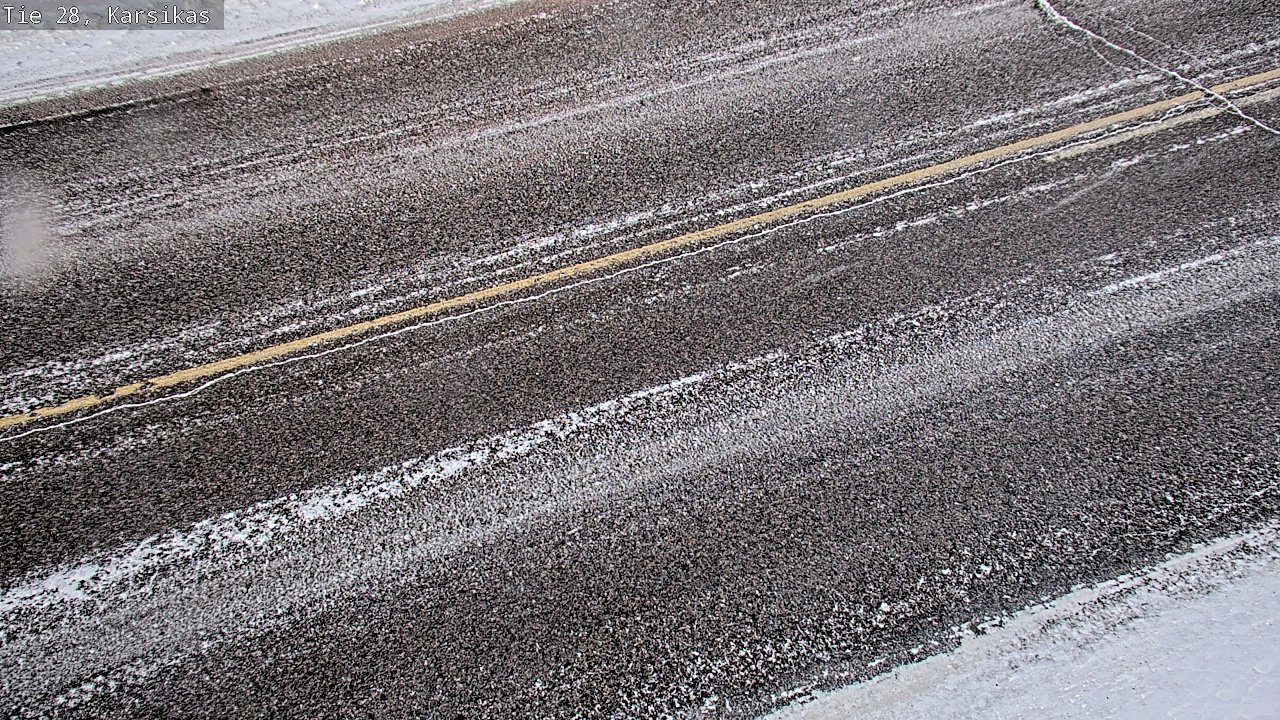 Weather Camera Image Road 28 Haapavesi, Karsikas, Haapavesi, Pohjois-Pohjanmaa