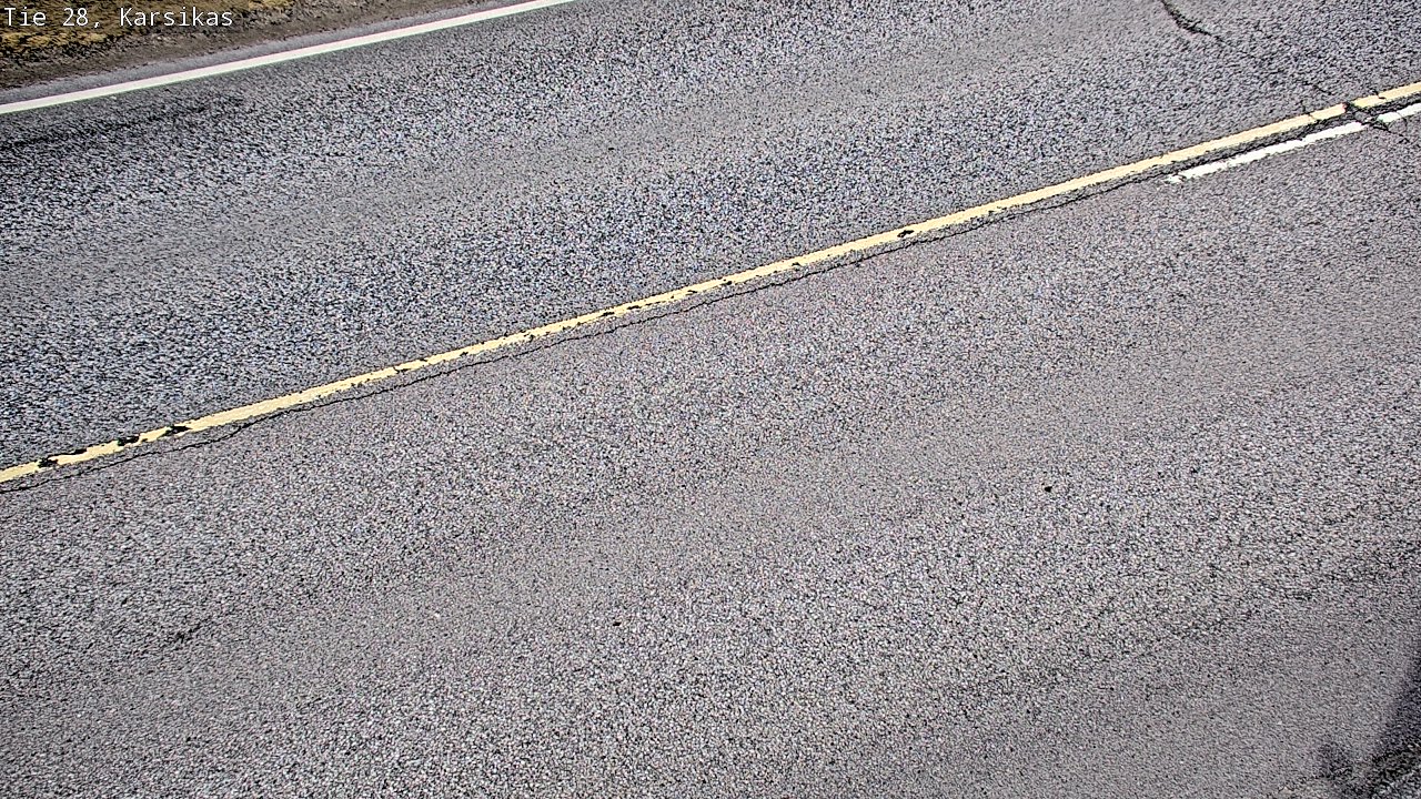 Weather Camera Image Väg 28 Haapavesi, Karsikas, Haapavesi, Pohjois-Pohjanmaa
