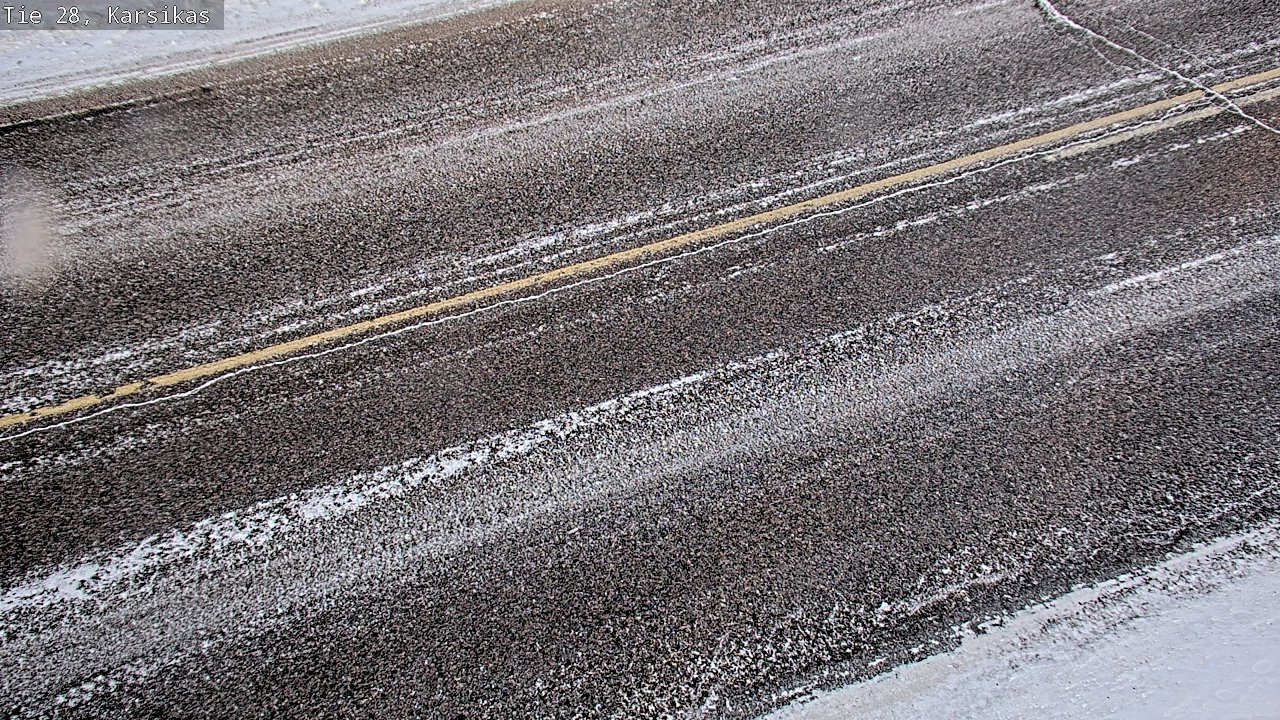 Weather Camera Image Road 28 Haapavesi, Karsikas, Haapavesi, Pohjois-Pohjanmaa