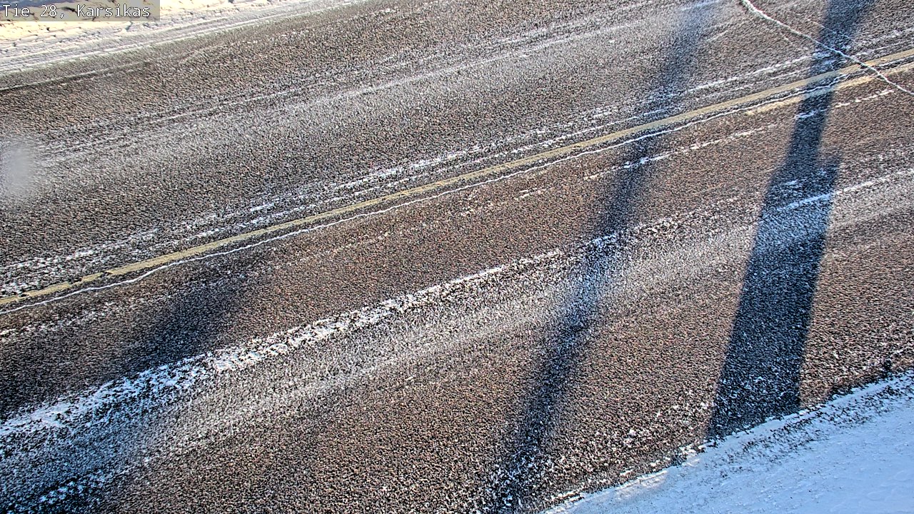 Weather Camera Image Road 28 Haapavesi, Karsikas, Haapavesi, Pohjois-Pohjanmaa