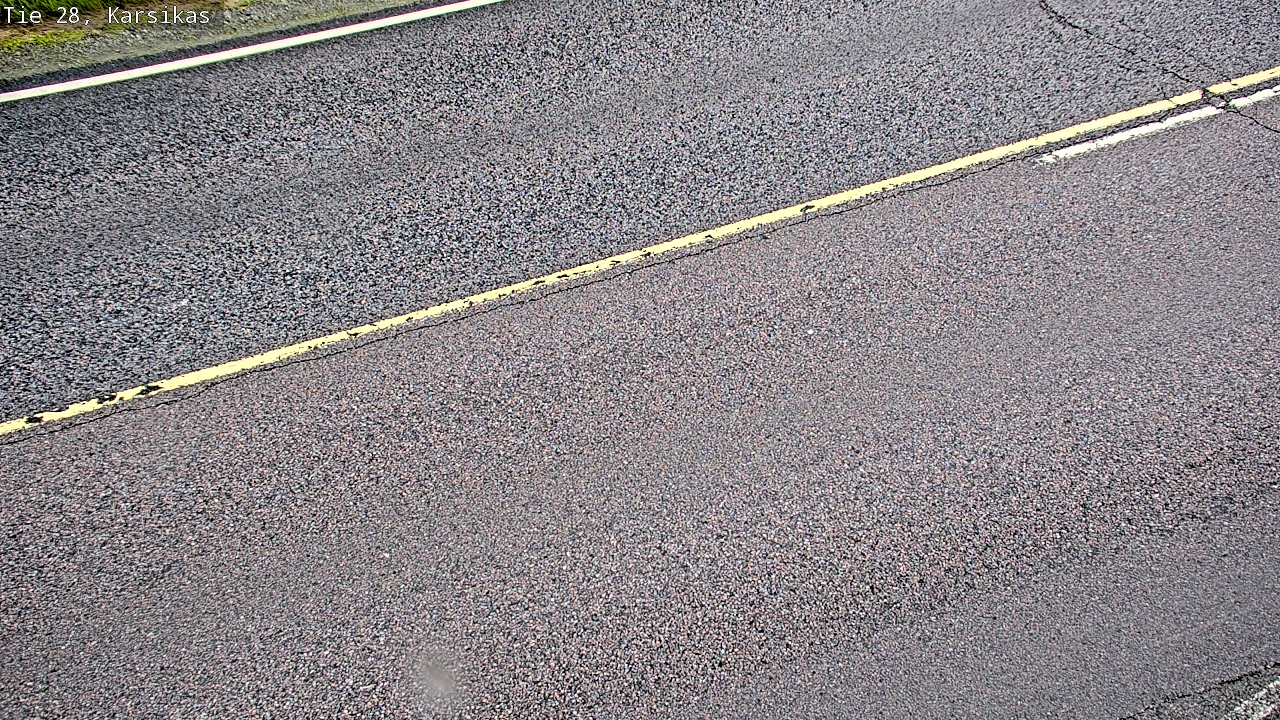 Weather Camera Image Road 28 Haapavesi, Karsikas, Haapavesi, Pohjois-Pohjanmaa