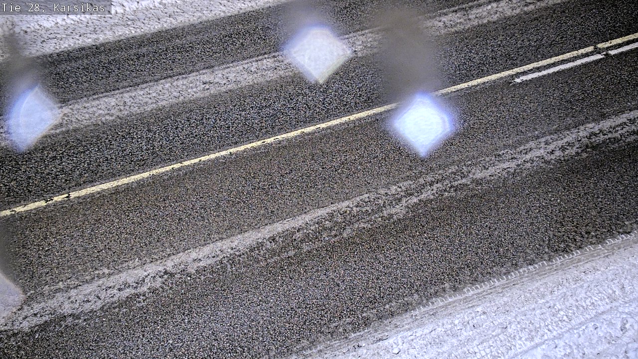 Weather Camera Image Road 28 Haapavesi, Karsikas, Haapavesi, Pohjois-Pohjanmaa