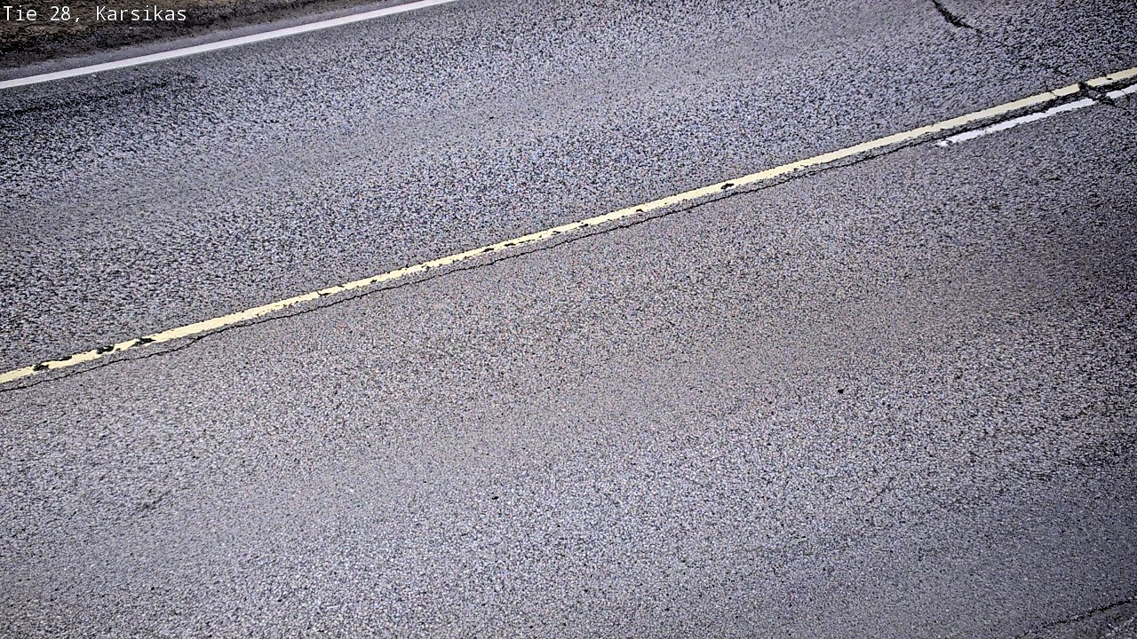 Weather Camera Image Väg 28 Haapavesi, Karsikas, Haapavesi, Pohjois-Pohjanmaa