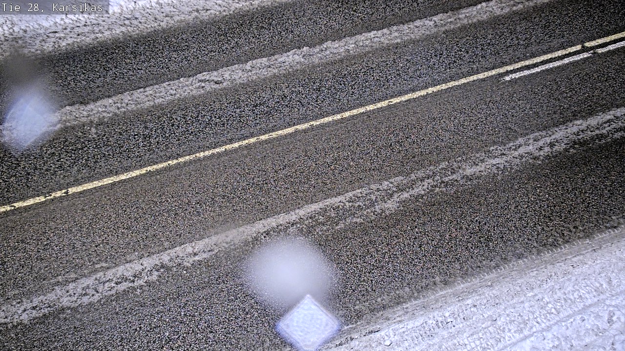 Weather Camera Image Road 28 Haapavesi, Karsikas, Haapavesi, Pohjois-Pohjanmaa