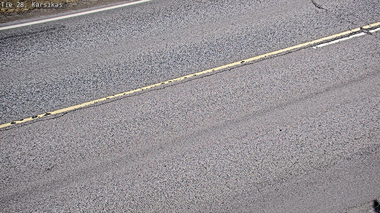 Weather Camera Image Väg 28 Haapavesi, Karsikas, Haapavesi, Pohjois-Pohjanmaa
