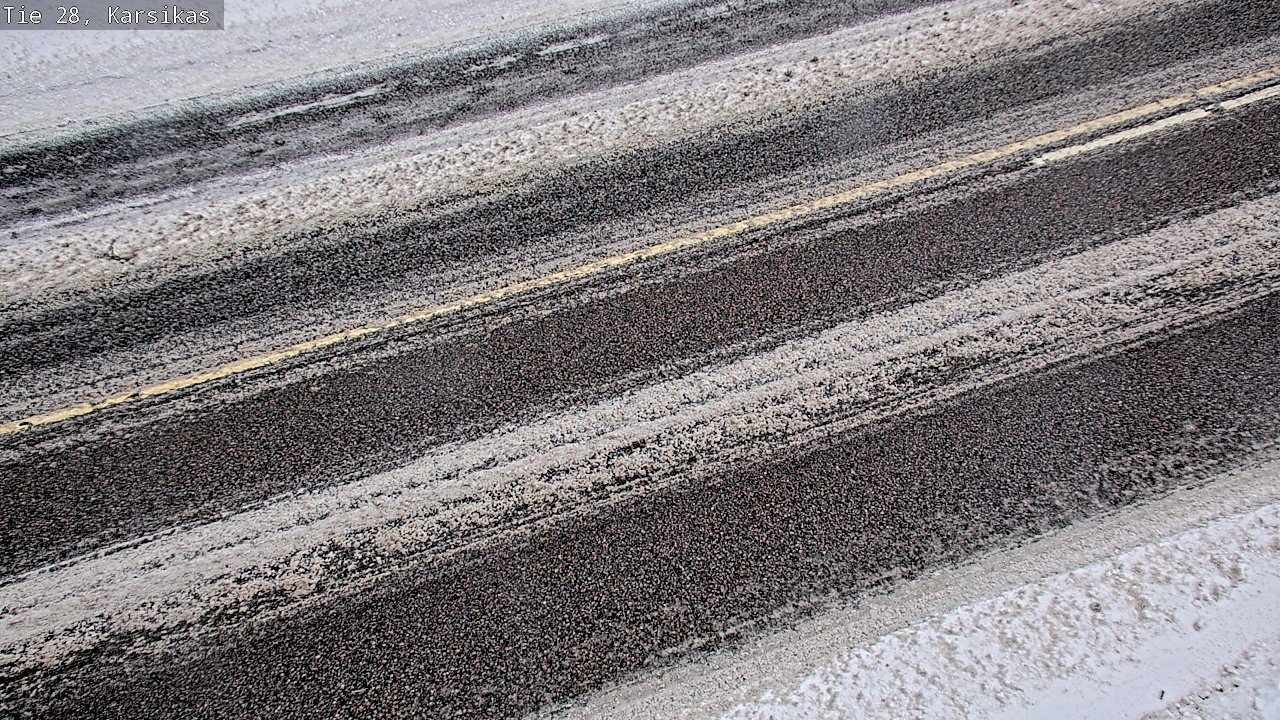 Weather Camera Image Road 28 Haapavesi, Karsikas, Haapavesi, Pohjois-Pohjanmaa