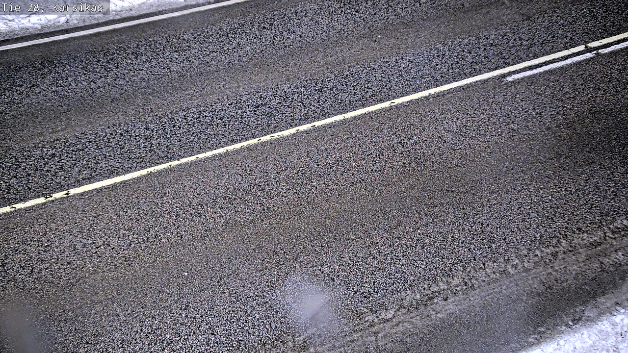 Weather Camera Image Road 28 Haapavesi, Karsikas, Haapavesi, Pohjois-Pohjanmaa