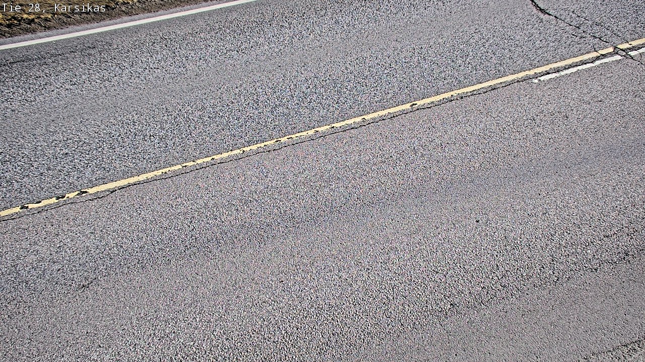 Weather Camera Image Väg 28 Haapavesi, Karsikas, Haapavesi, Pohjois-Pohjanmaa
