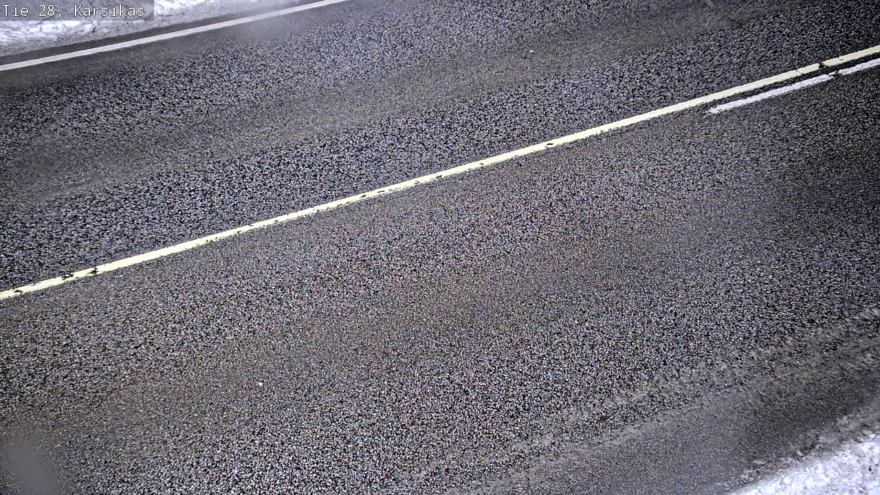 Weather Camera Image Road 28 Haapavesi, Karsikas, Haapavesi, Pohjois-Pohjanmaa