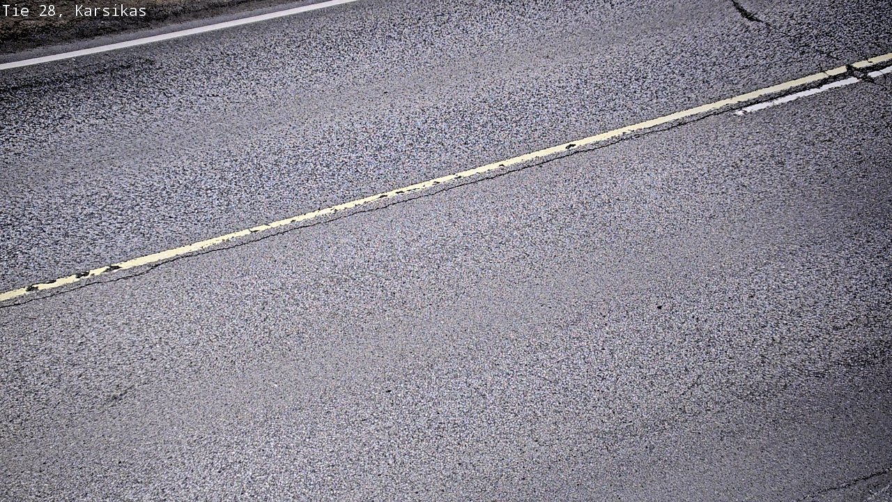 Weather Camera Image Väg 28 Haapavesi, Karsikas, Haapavesi, Pohjois-Pohjanmaa