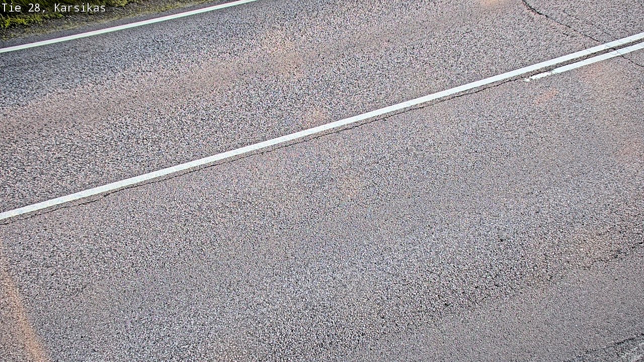 Weather Camera Image Road 28 Haapavesi, Karsikas, Haapavesi, Pohjois-Pohjanmaa