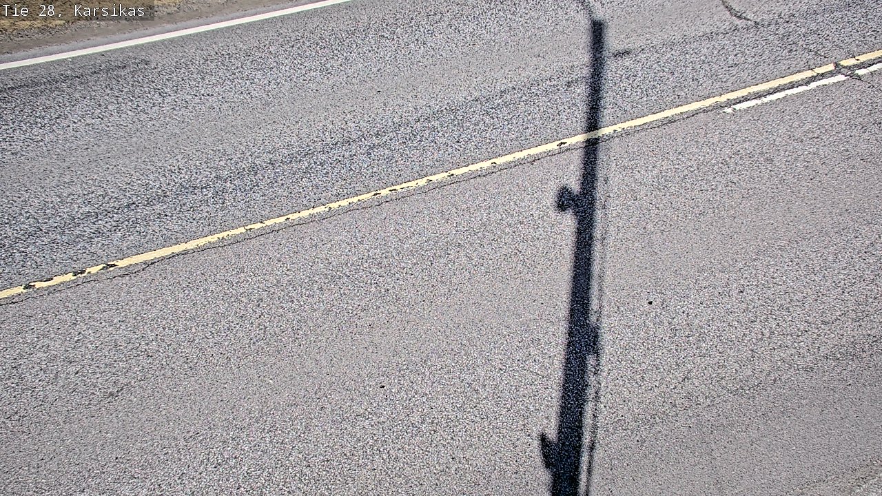 Weather Camera Image Väg 28 Haapavesi, Karsikas, Haapavesi, Pohjois-Pohjanmaa