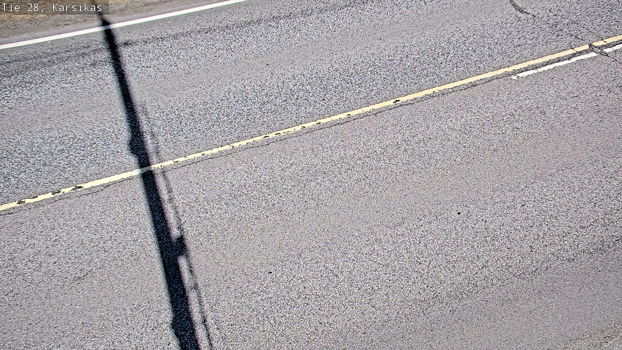 Weather Camera Image Väg 28 Haapavesi, Karsikas, Haapavesi, Pohjois-Pohjanmaa