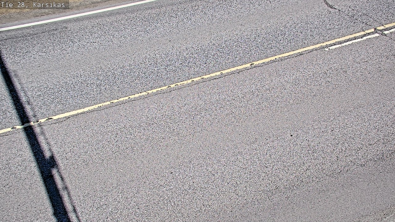 Weather Camera Image Väg 28 Haapavesi, Karsikas, Haapavesi, Pohjois-Pohjanmaa