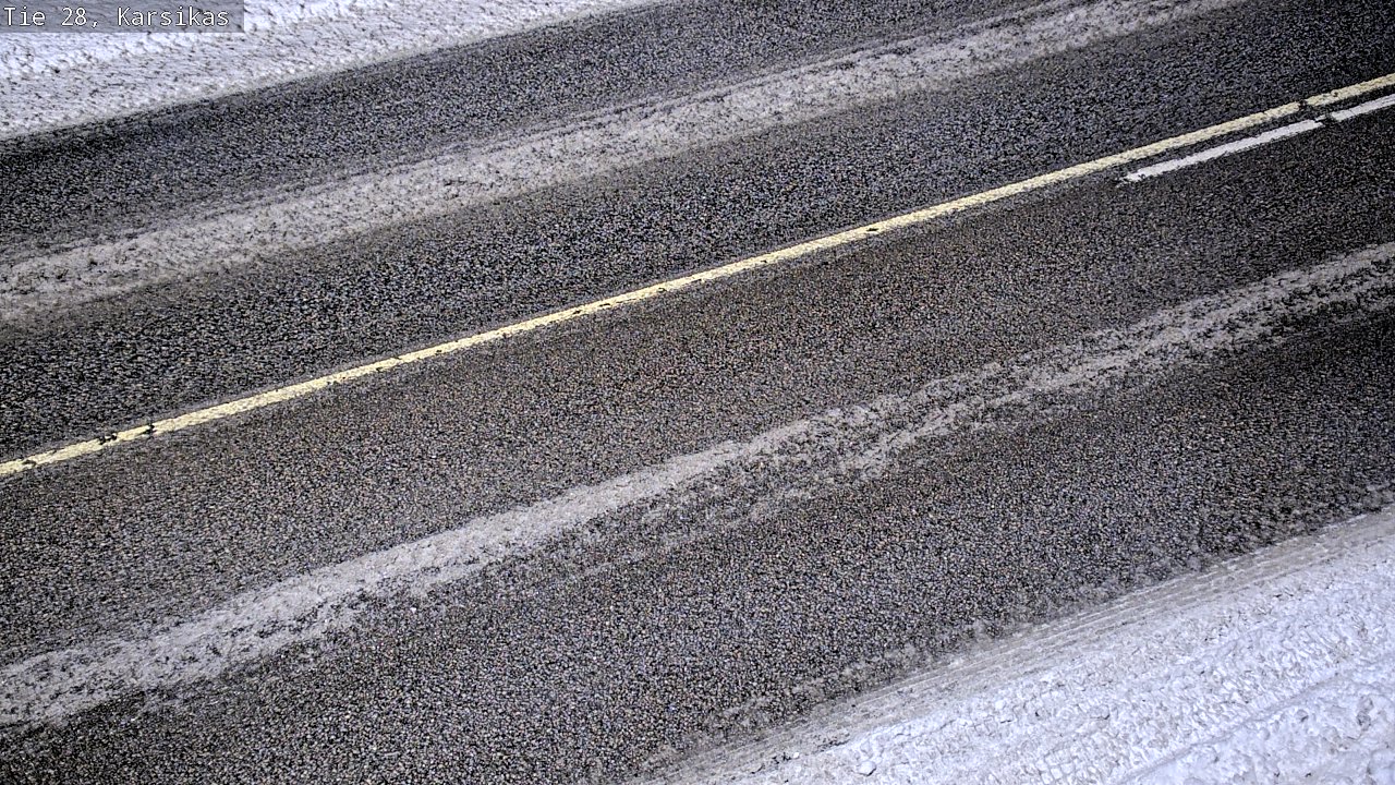 Weather Camera Image Road 28 Haapavesi, Karsikas, Haapavesi, Pohjois-Pohjanmaa