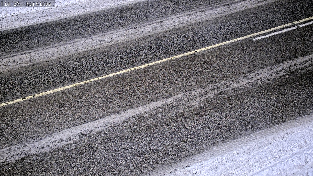 Weather Camera Image Road 28 Haapavesi, Karsikas, Haapavesi, Pohjois-Pohjanmaa