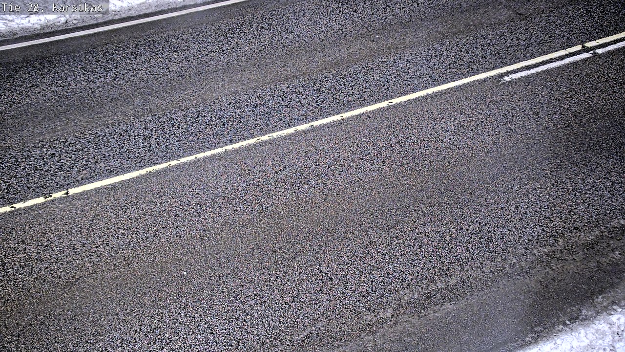 Weather Camera Image Road 28 Haapavesi, Karsikas, Haapavesi, Pohjois-Pohjanmaa