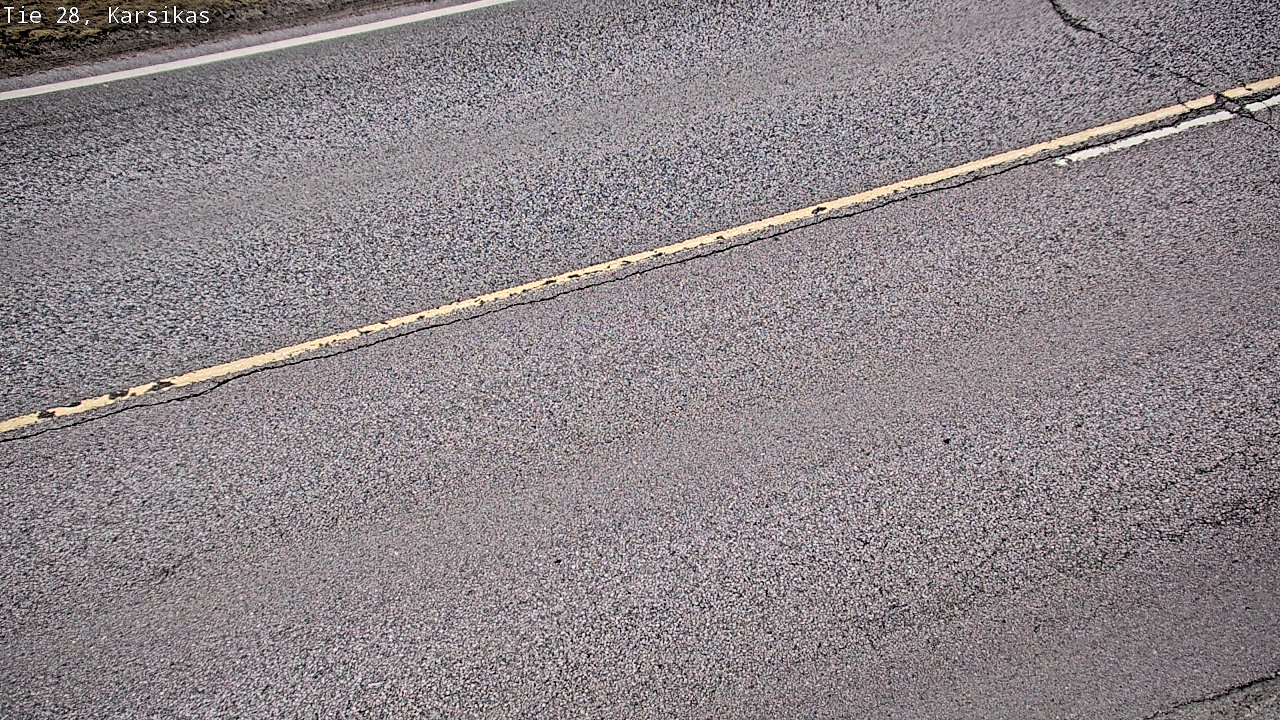 Weather Camera Image Väg 28 Haapavesi, Karsikas, Haapavesi, Pohjois-Pohjanmaa
