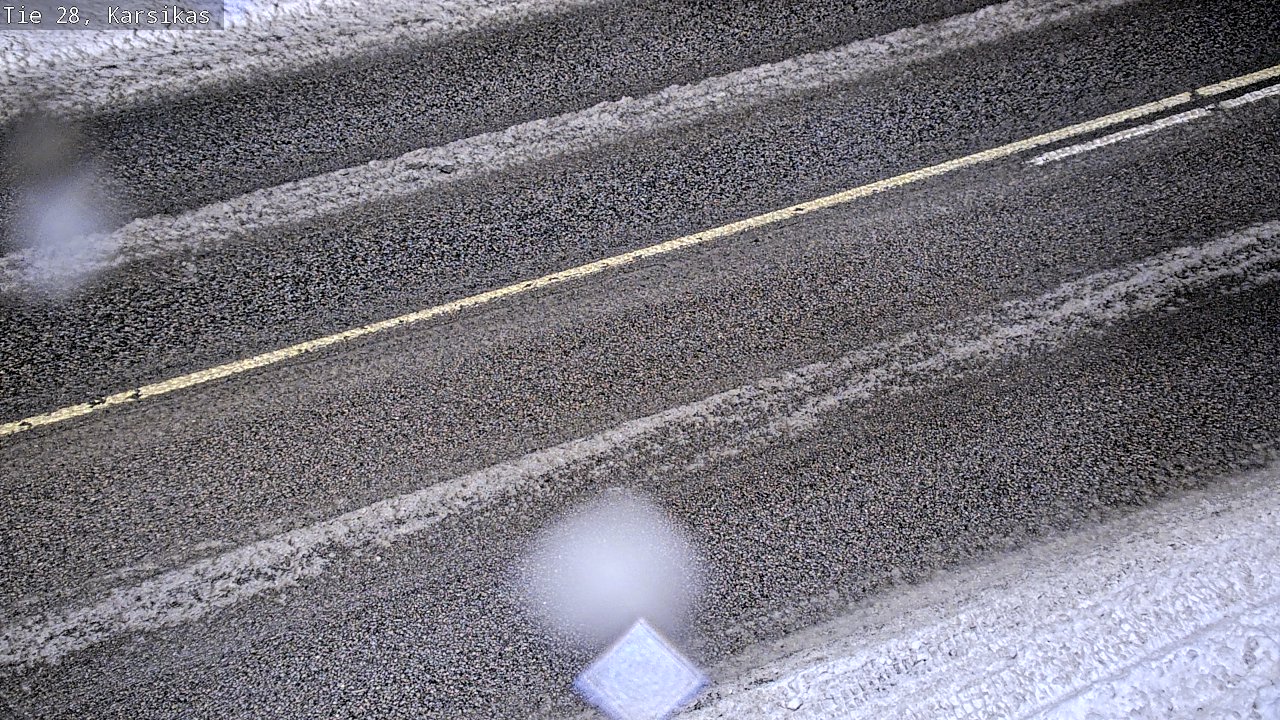 Weather Camera Image Road 28 Haapavesi, Karsikas, Haapavesi, Pohjois-Pohjanmaa