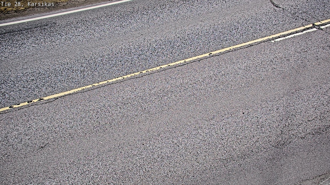 Weather Camera Image Väg 28 Haapavesi, Karsikas, Haapavesi, Pohjois-Pohjanmaa