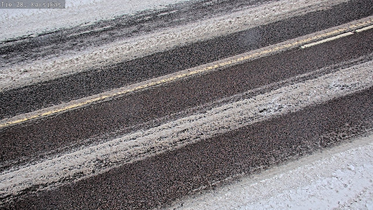 Weather Camera Image Road 28 Haapavesi, Karsikas, Haapavesi, Pohjois-Pohjanmaa