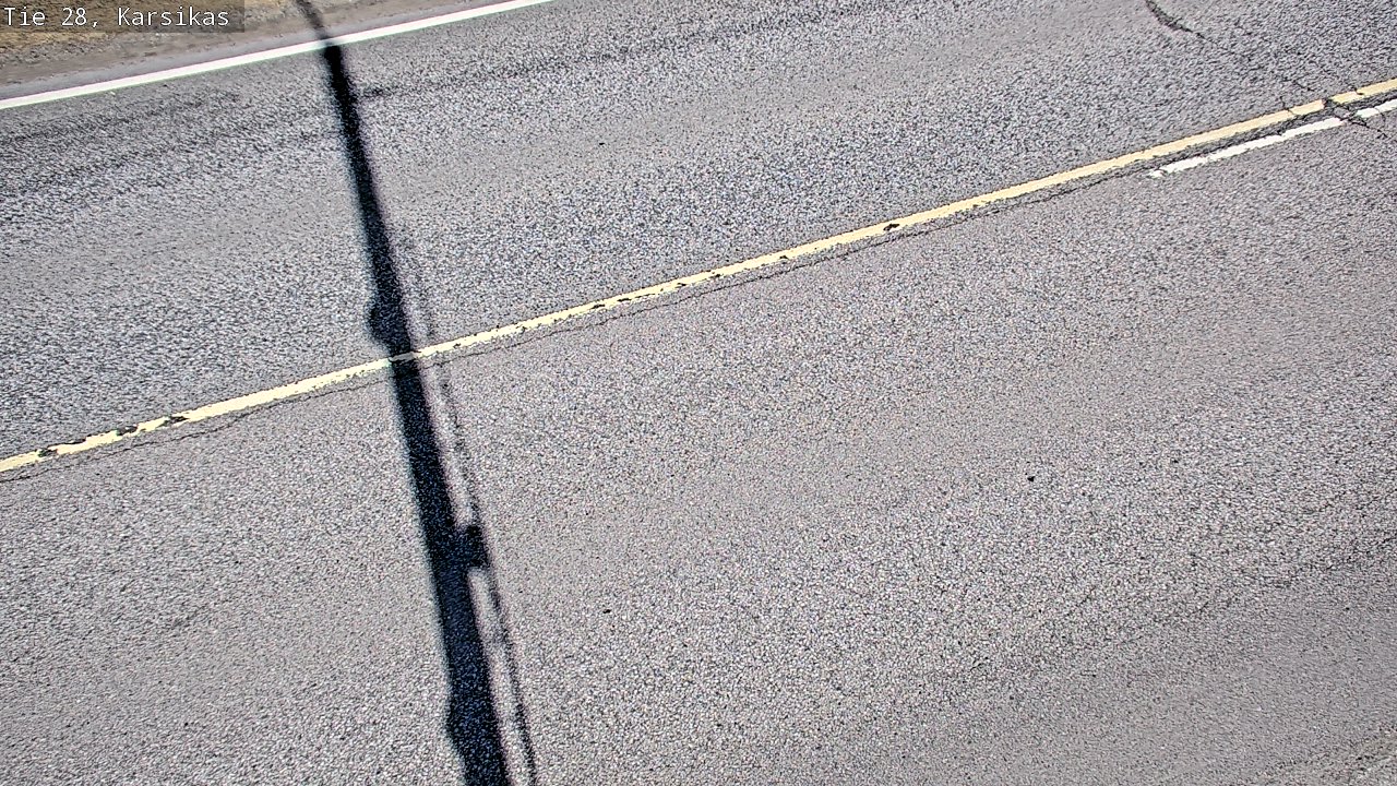 Weather Camera Image Väg 28 Haapavesi, Karsikas, Haapavesi, Pohjois-Pohjanmaa
