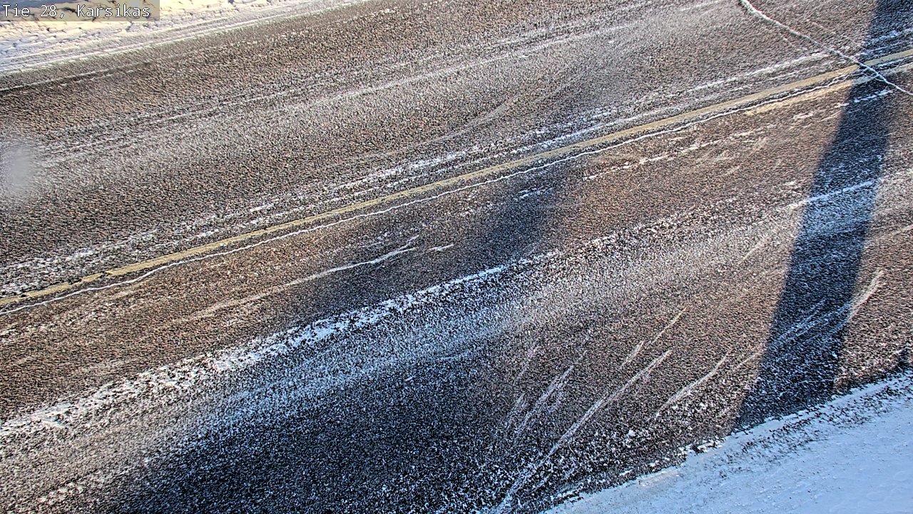 Weather Camera Image Road 28 Haapavesi, Karsikas, Haapavesi, Pohjois-Pohjanmaa