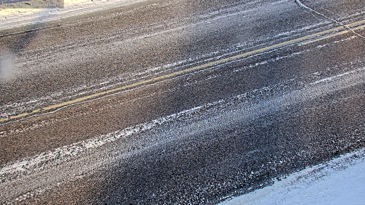 Weather Camera Image Road 28 Haapavesi, Karsikas, Haapavesi, Pohjois-Pohjanmaa